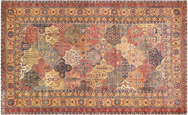 Rare Antique 17th Century Gallery Size Khorassan Persian Rug